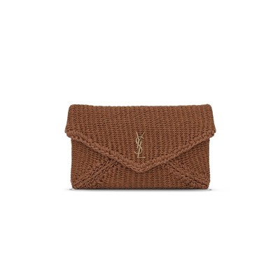 YSL CASSANDRE LARGE ENVELOPE POUCH IN ROPE 769307FAEA62023 (29.5*18*4.5cm)